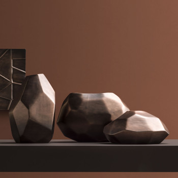 Jarrón escultura acantilado de ADRIANI & ROSSI