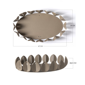 Bandeja ovalada FICUS 5157 Arts and Crafts
