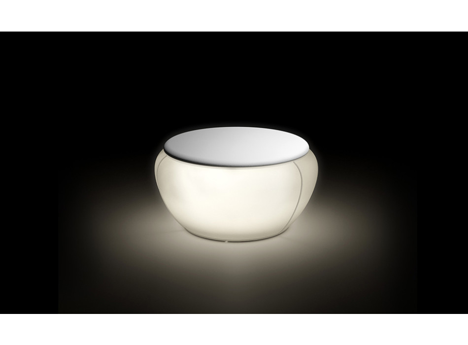 Mesa de centro Vela, versión luminosa de Plust